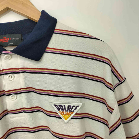 ニコアンド niko and... 25SS コラボ レトロ ボーダー ポロシャツ SFホラー ドラマ レディース JPN:M