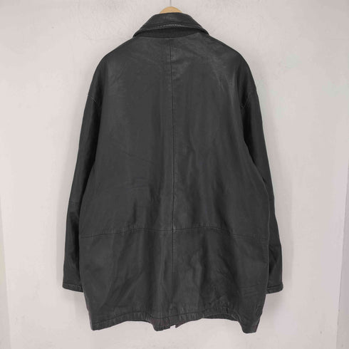 バーニーズニューヨーク BARNEYS NEWYORK レザー ジャケット メンズ import:L