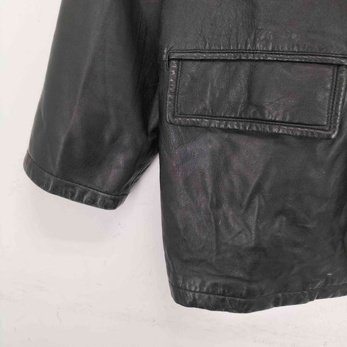 バーニーズニューヨーク BARNEYS NEWYORK レザー ジャケット メンズ import:L