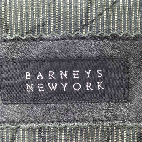 バーニーズニューヨーク BARNEYS NEWYORK レザー ジャケット メンズ import:L