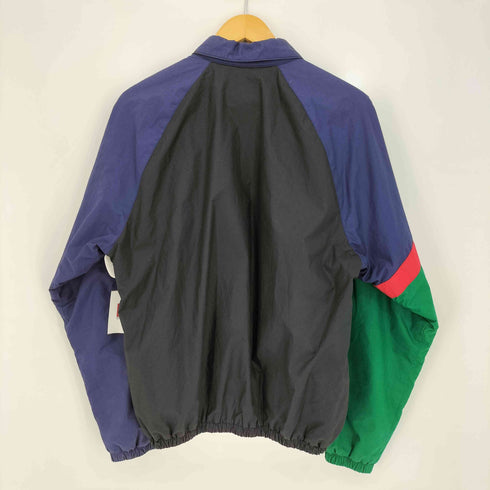 ポロバイラルフローレン Polo by RALPH LAUREN 90s ポニー無 裏地フリース カラー切替 スイングトップ メンズ import:S