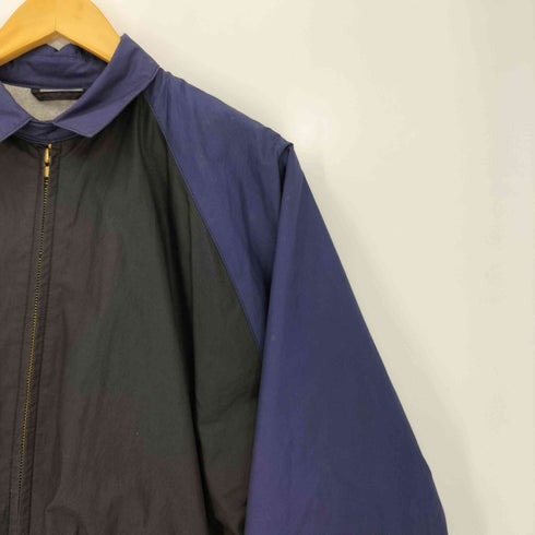 ポロバイラルフローレン Polo by RALPH LAUREN 90s ポニー無 裏地フリース カラー切替 スイングトップ メンズ import:S
