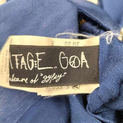 ゴア goa レーヨン ユニセックス ヤシの木刺繍 リバーシブル スカジャン メンズ FREE