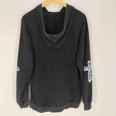 Affliction ロゴプリント フェード ジップアップパーカー Y2K メンズ import:L