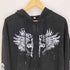 Affliction ロゴプリント フェード ジップアップパーカー Y2K メンズ import:L