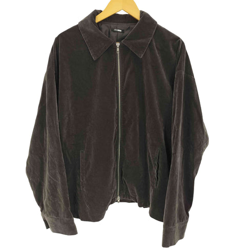 エルノロゼット Ellno Loset ベロア ダブルジップジャケット メンズ JPN:L