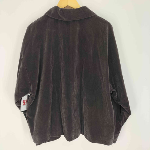 エルノロゼット Ellno Loset ベロア ダブルジップジャケット メンズ JPN:L