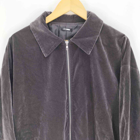 エルノロゼット Ellno Loset ベロア ダブルジップジャケット メンズ JPN:L