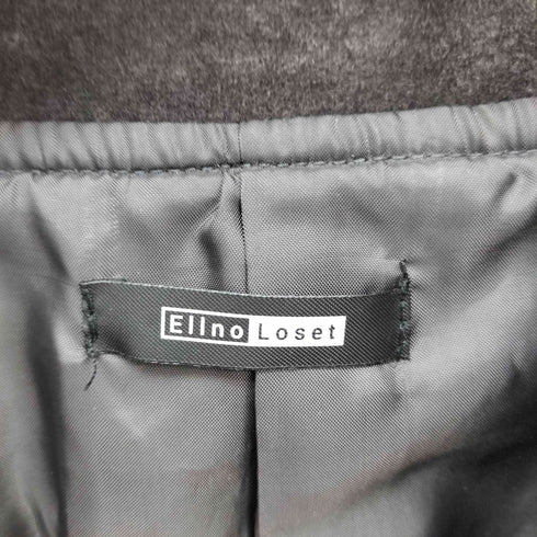 エルノロゼット Ellno Loset ベロア ダブルジップジャケット メンズ JPN:L