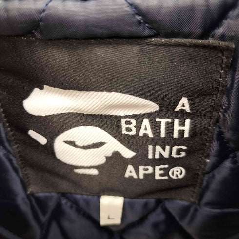 アベイシングエイプ A BATHING APE VARSITY JACKET バーシティジャケット 復刻 メンズ import:L