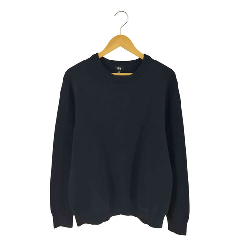 ユニクロ UNIQLO ウォッシャブルミラノリブネックセーター メンズ XL