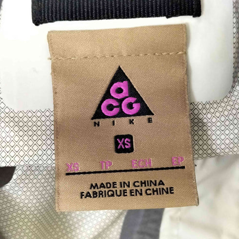 ナイキエーシージー NIKE ACG 2.5L PCK JKT SUMMIT WHITE/SPACE PURPLE メンズ JPN:XS