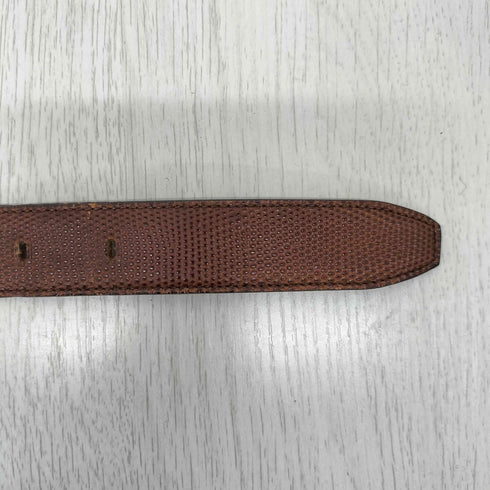 サルヴァトーレフェラガモ Salvatore Ferragamo リザード型押し レザーベルト レディース