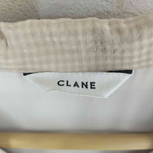 クラネ CLANE シャドウチェックロングワンピース レディース 2