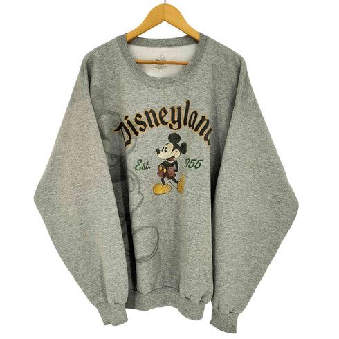 Hanes ボディ 裏起毛 キャラクタープリント クルーネックスウェット メンズ import:XL