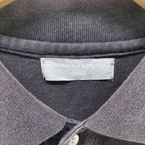 コムデギャルソンオム COMME des GARCONS HOMME 90S 田中オム ワンポイント ロゴプリント S/S ポロシャツ メンズ