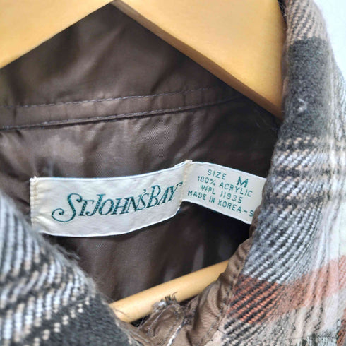 セントジョンズベイ STJOHNS BAY アクリル チェックネルシャツ メンズ import:M