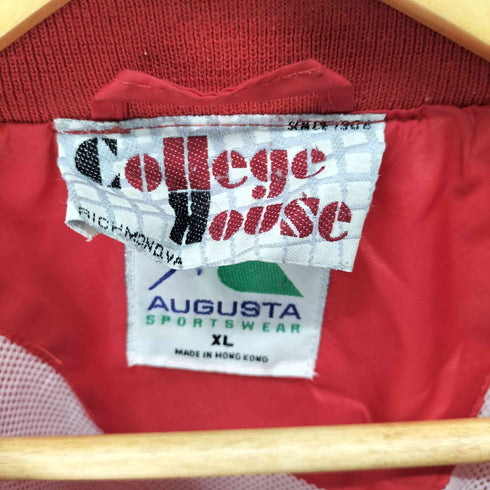 オーガスタスポーツウェア AUGUSTA SPORTSWEAR Collcgc House フロントワッペン ナイロンプルオーバーパーカー メンズ import:XL