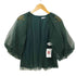 ビューティーアンドユースユナイテッドアローズ BEAUTY & YOUTH UNITED ARROWS チュール レイヤード 5分袖プルオーバー ウォッシャブル レディース