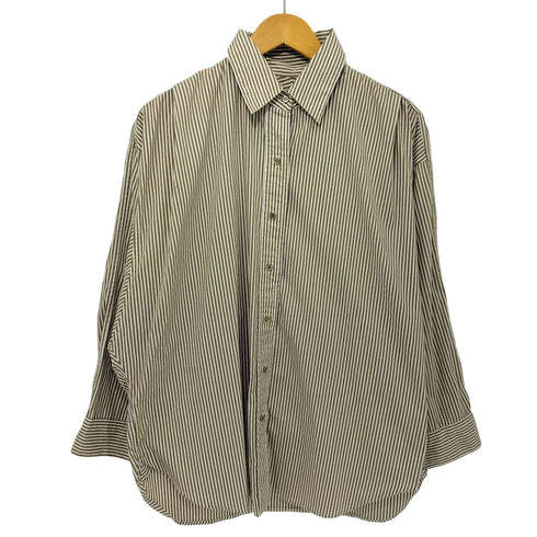 ラウンジドレス Loungedress ストライプBIGシャツ レディース FREE