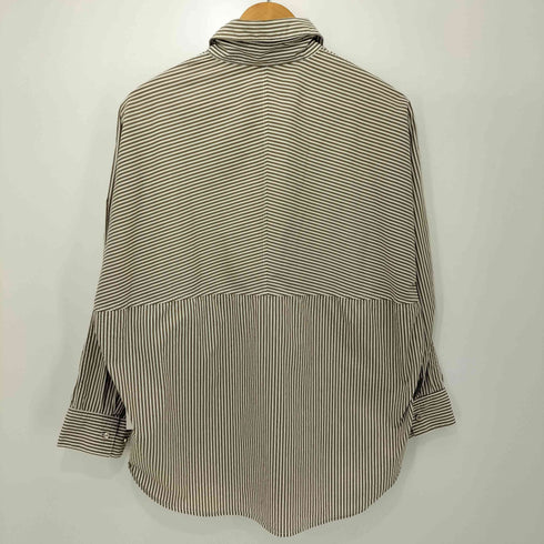 ラウンジドレス Loungedress ストライプBIGシャツ レディース FREE