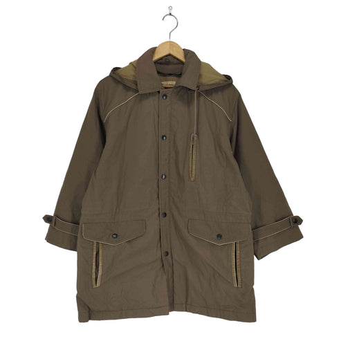 MASTERLY LIFESTYLE パイピングデザイン フーデッドコート メンズ JPN:M
