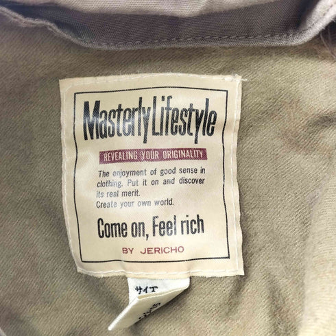 MASTERLY LIFESTYLE パイピングデザイン フーデッドコート メンズ JPN:M