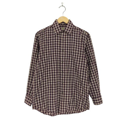 エルエルビーン L.L.Bean 80s USA製 L/Sチェックシャツ メンズ JPN:S