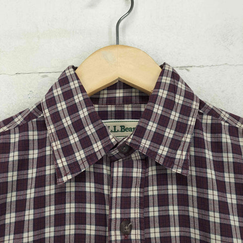 エルエルビーン L.L.Bean 80s USA製 L/Sチェックシャツ メンズ JPN:S