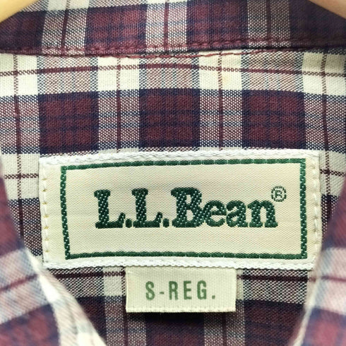 エルエルビーン L.L.Bean 80s USA製 L/Sチェックシャツ メンズ JPN:S