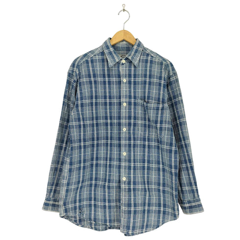 bulc mountain 配色チェック コットンシャツ メンズ JPN:L