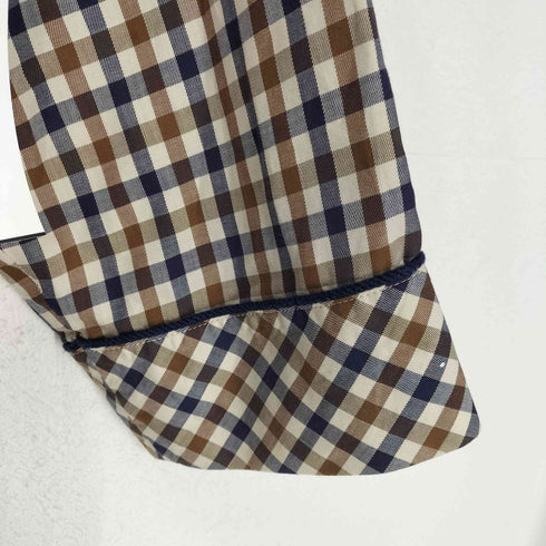 アクアスキュータム AQUASCUTUM チェック ガウン メンズ JPN:M