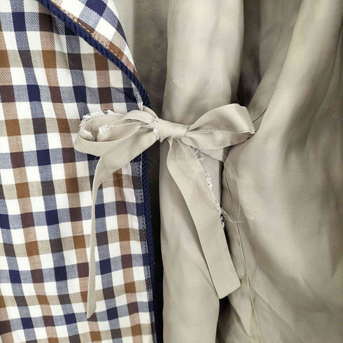 アクアスキュータム AQUASCUTUM チェック ガウン メンズ JPN:M