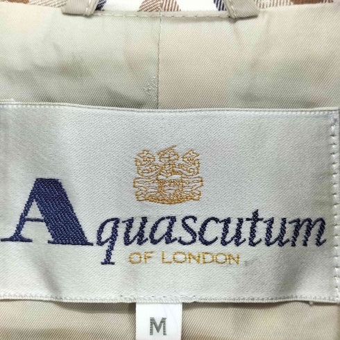 アクアスキュータム AQUASCUTUM チェック ガウン メンズ JPN:M