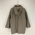 lamb leather レザーフーデッドコート レディース FREE