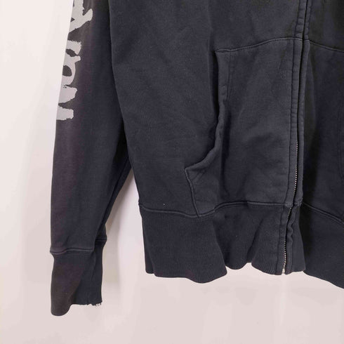 ステューシー Stussy 袖プリント ジップアップパーカー メンズ JPN:M
