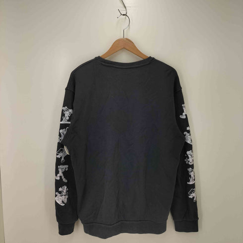 アディダス adidas 袖キャラクタープリント クルーネックスウェット メンズ JPN:XXL