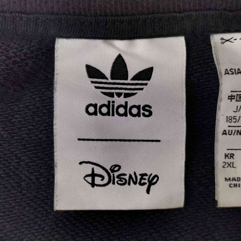 アディダス adidas 袖キャラクタープリント クルーネックスウェット メンズ JPN:XXL