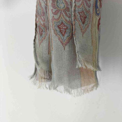 エトロ ETRO 総柄 シルクスカーフ レディース