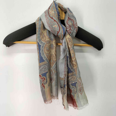 エトロ ETRO 総柄 シルクスカーフ レディース