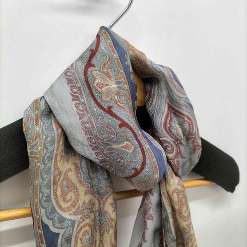 エトロ ETRO 総柄 シルクスカーフ レディース