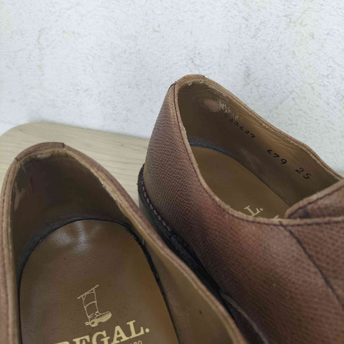リーガル REGAL ストレートチップ シボ革ドレスシューズ メンズ JPN:25