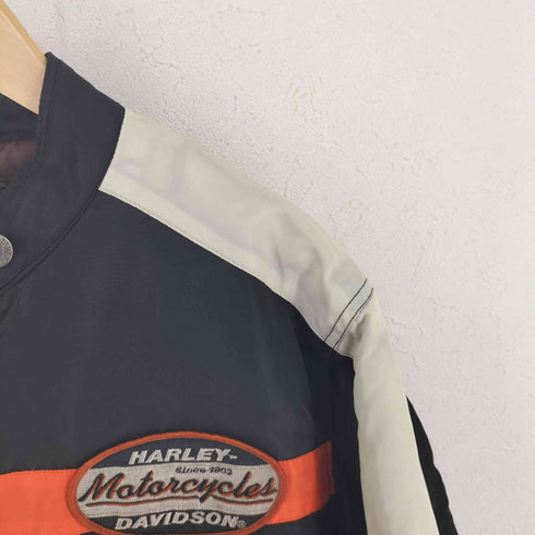 ハーレーダビッドソン HARLEY-DAVIDSON 短丈 ナイロン ジャケット メンズ import:M