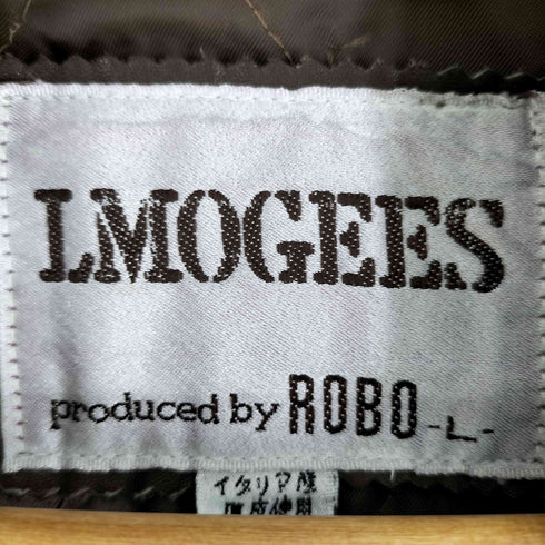 LMOGEES レザー ハーフコート メンズ