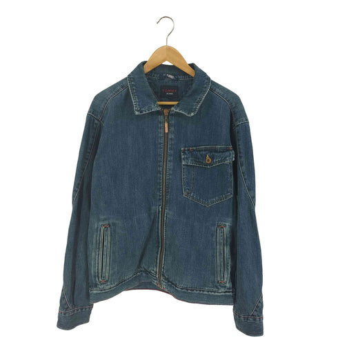 トミージーンズ tommy jeans ジップアップ デニム ジャケット メンズ import:L