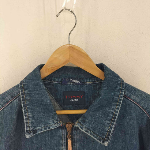 トミージーンズ tommy jeans ジップアップ デニム ジャケット メンズ import:L