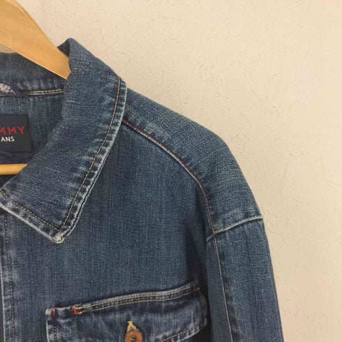トミージーンズ tommy jeans ジップアップ デニム ジャケット メンズ import:L