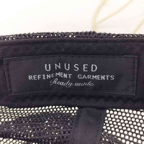 アンユーズド UNUSED レザーメッシュキャップ メンズ