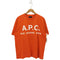 アーペーセー A.P.C. ロゴプリントクルーネックTシャツ メンズ JPN:L
