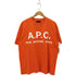 アーペーセー A.P.C. ロゴプリントクルーネックTシャツ メンズ JPN:L
